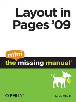 cover image of Layout in Pages '09